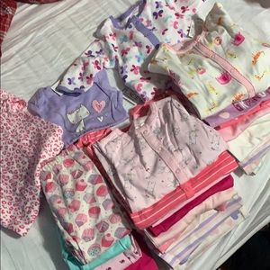Lot of 0-3 months baby girl clothes